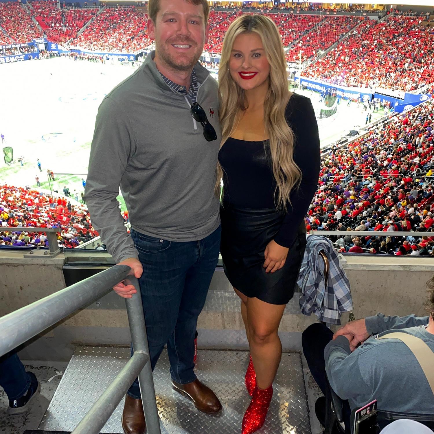 Our first football game together in 2022