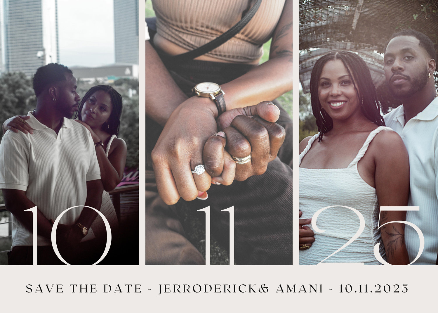 The Wedding Website of Jerroderick Lenoir and Amani Turnage
