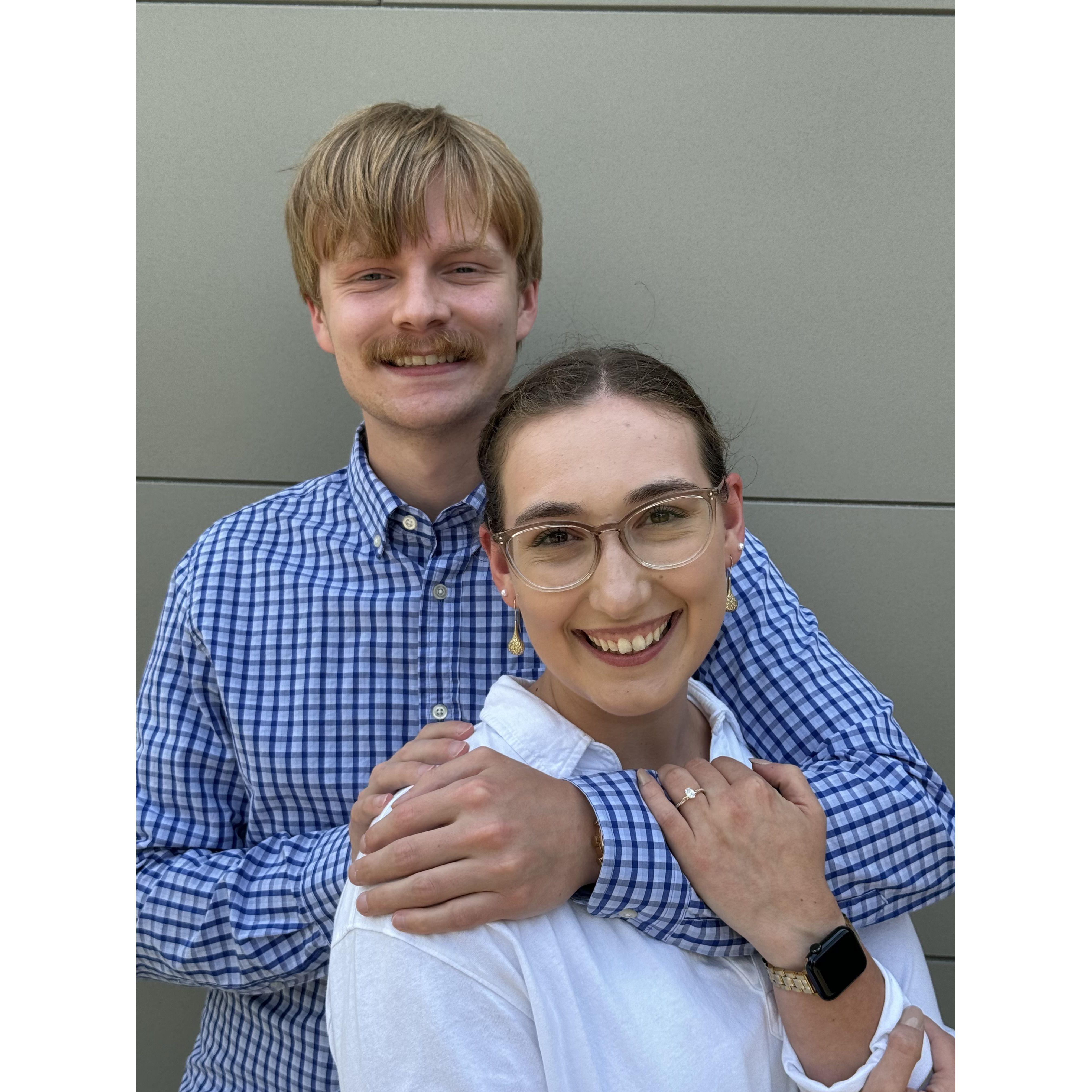 The first "Engagement Photo" we gave to friends and family!