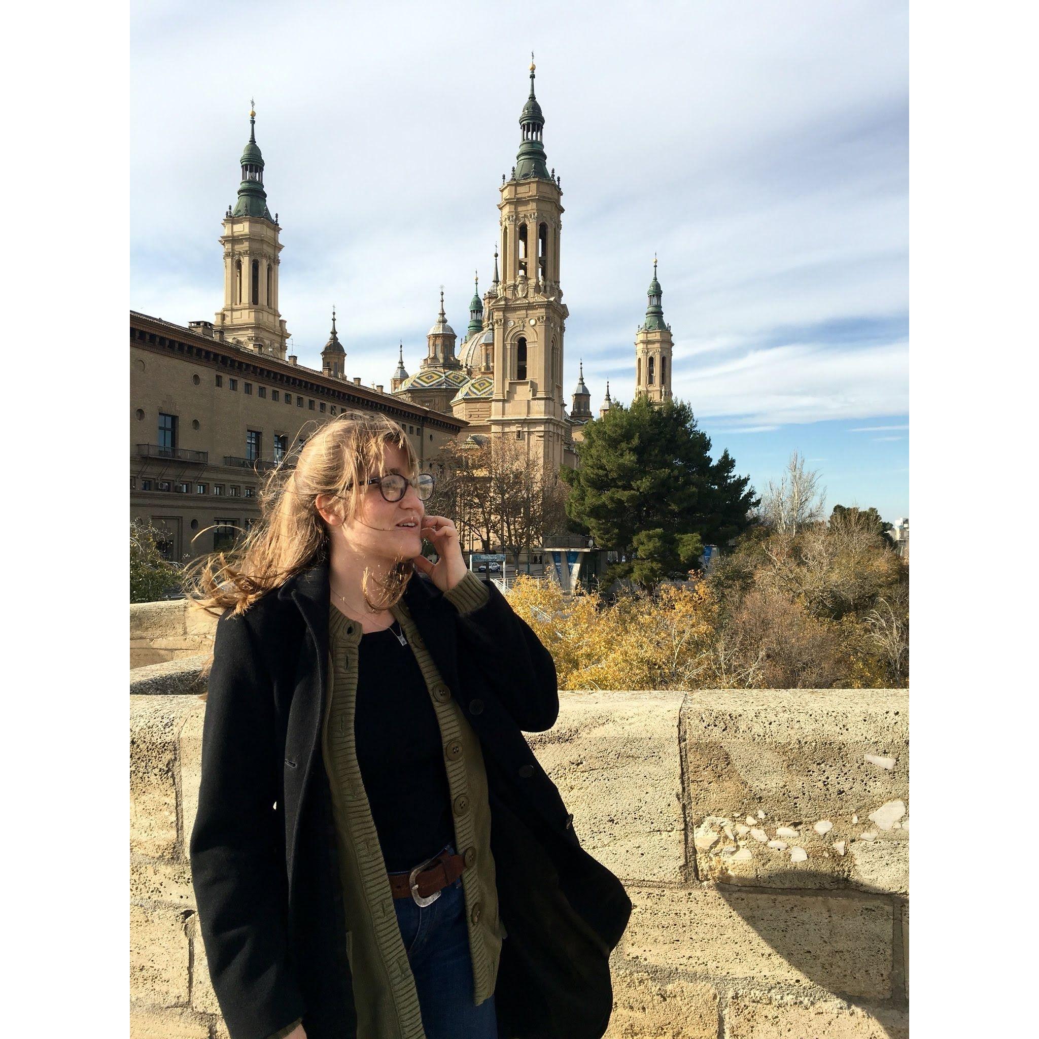 Madison moved to Spain in 2017 for a year...