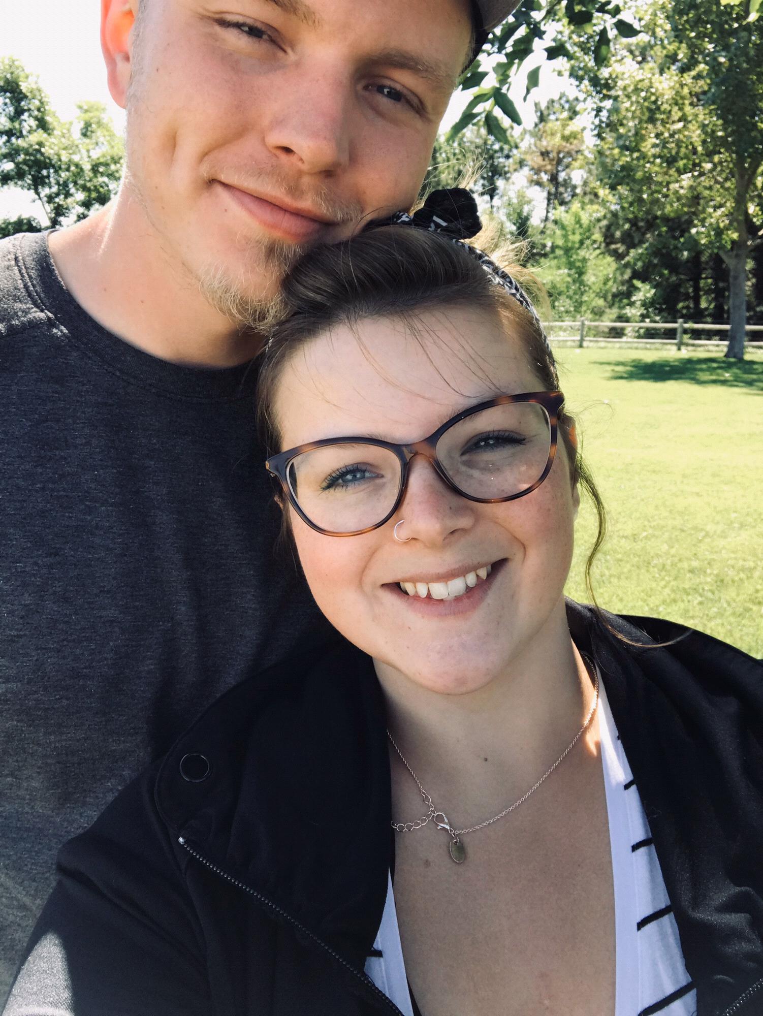 We were at a park having lunch, just had to stop for a photo!