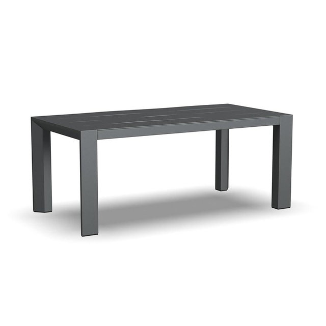 Homestyles Grayton Outdoor Aluminum Coffee Table, Gray