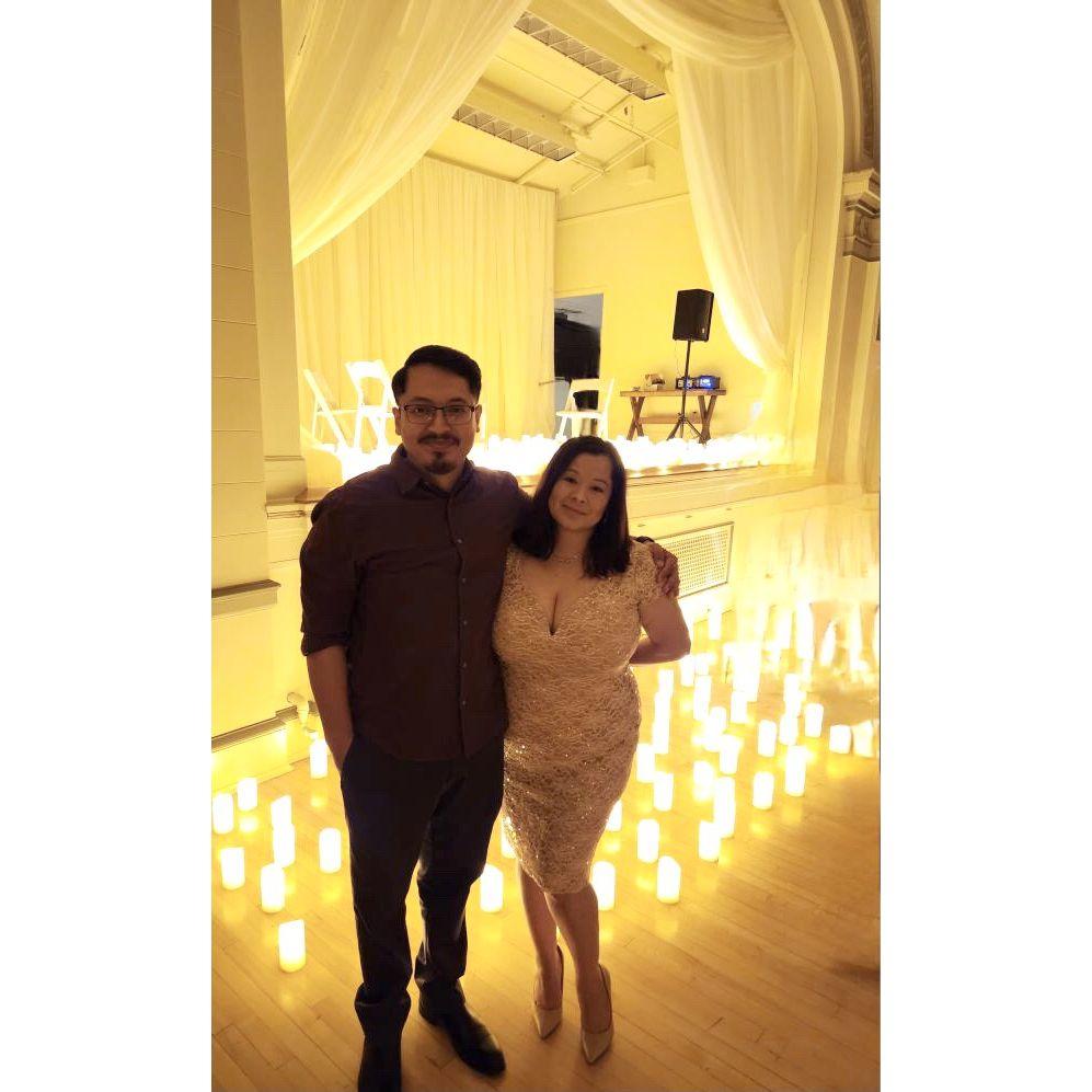 candlelit concert for belated birthday celebration