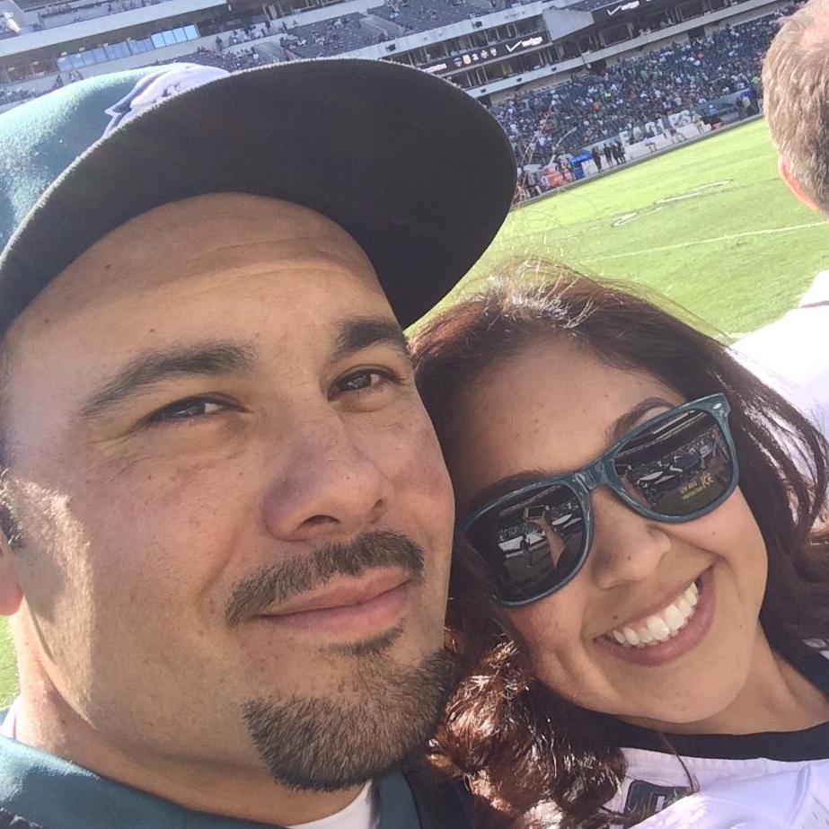 First time in Philadelphia for an Eagles game!