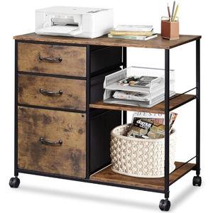 DEVAISE Color Rustic Brown Wood Grain Print