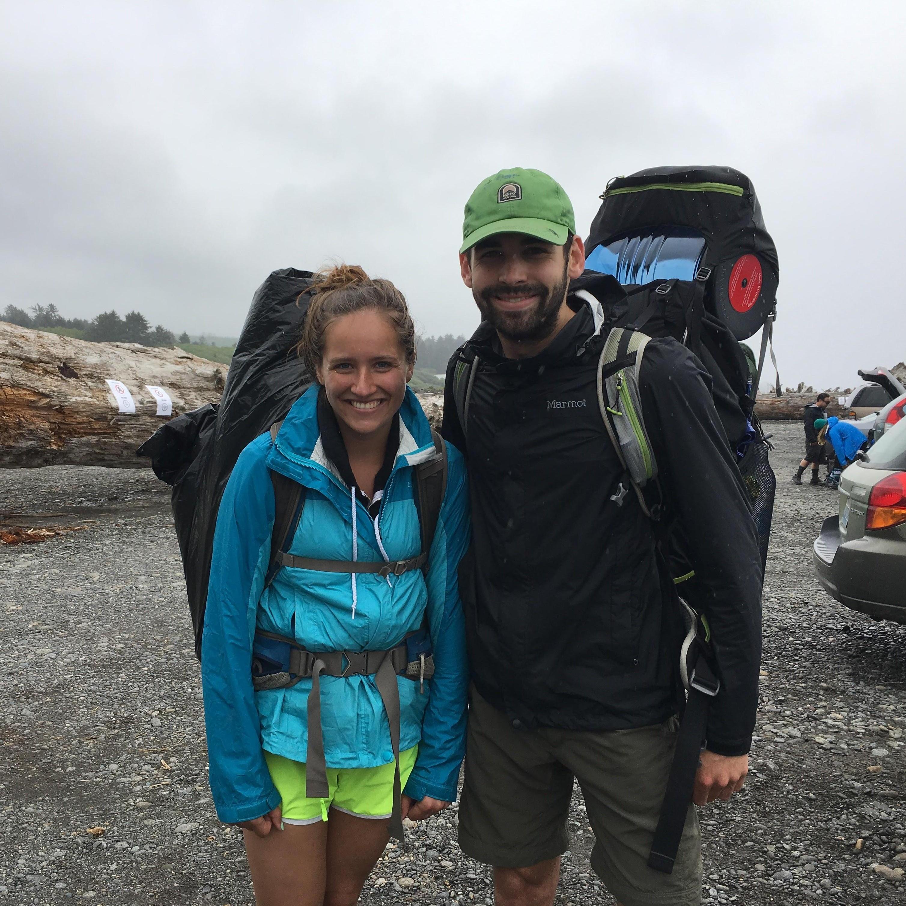 Our first backpacking trip together!