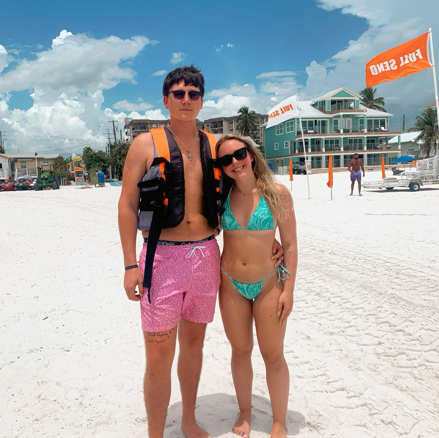 Their first vacation together was to Fort Meyers, Florida!