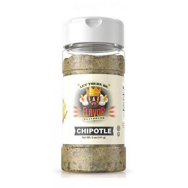 Flavor God - Gluten Free Zero Calories Seasoning - Great For Meal Prep, Diet (Chipotle Seasoning), 5 Ounce