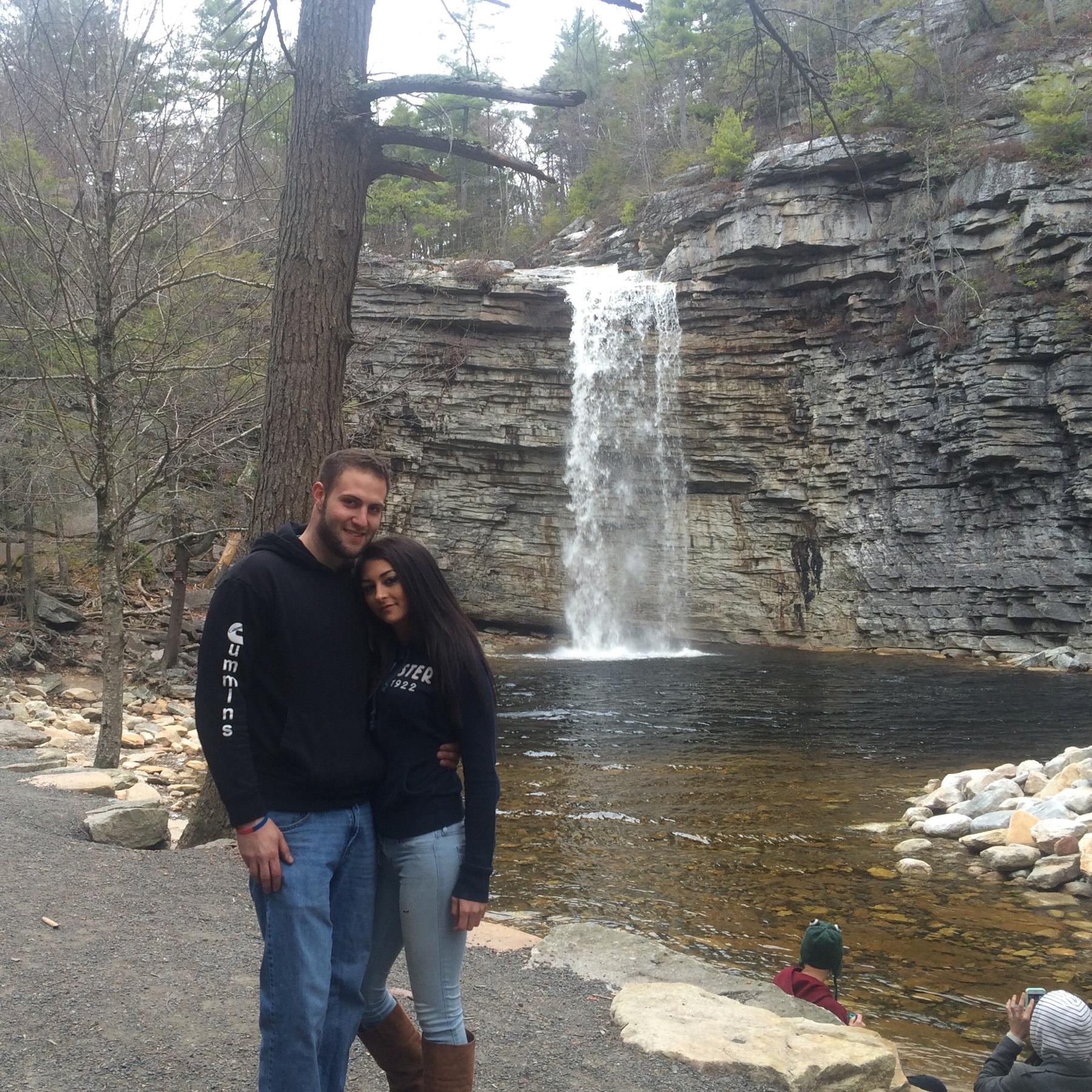 One of our first photos together, we love going on adventures!