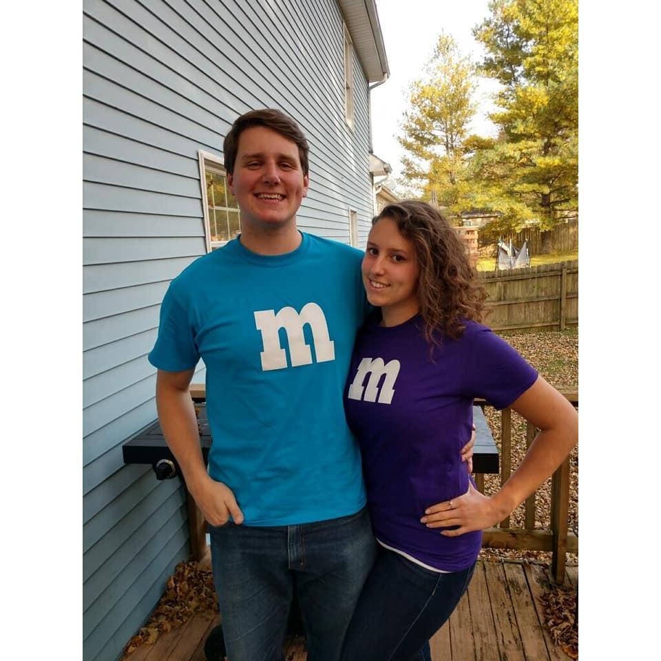 First Halloween Together! The "M&Ms"