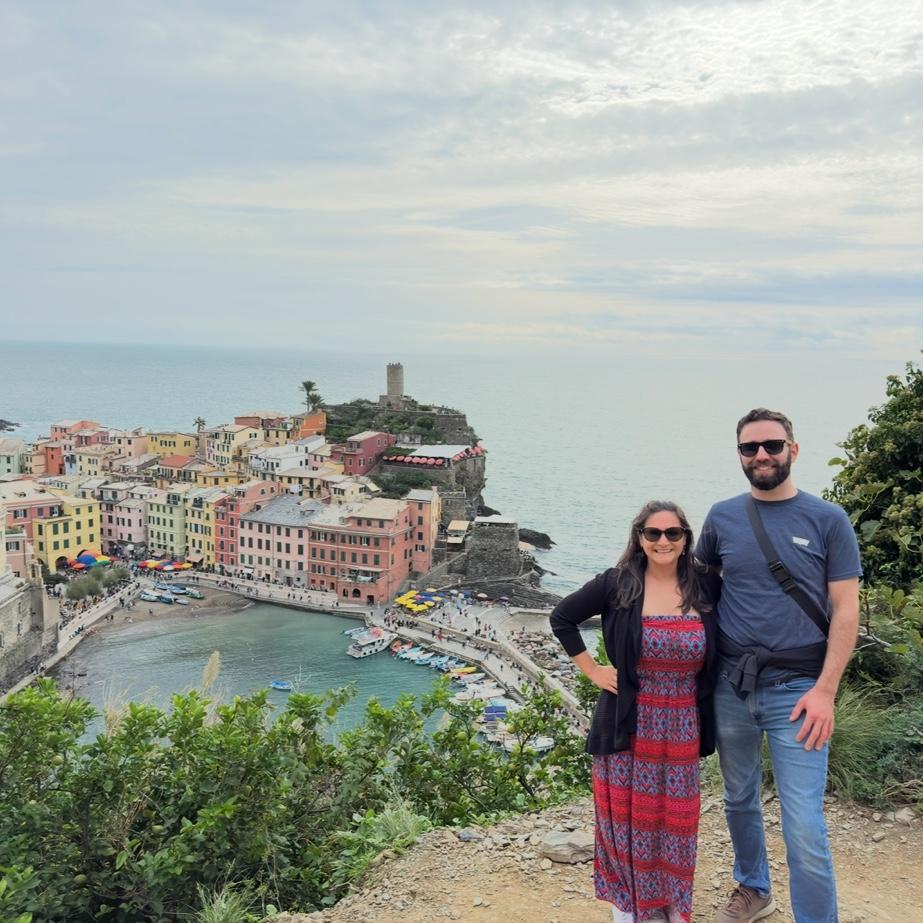 Brian proposed at the tower in the picture! Then we hiked up here to get the full view!