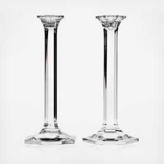 Classic Crystal Candlestick, Set of 2