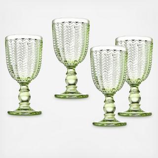 Twill Goblet, Set of 4