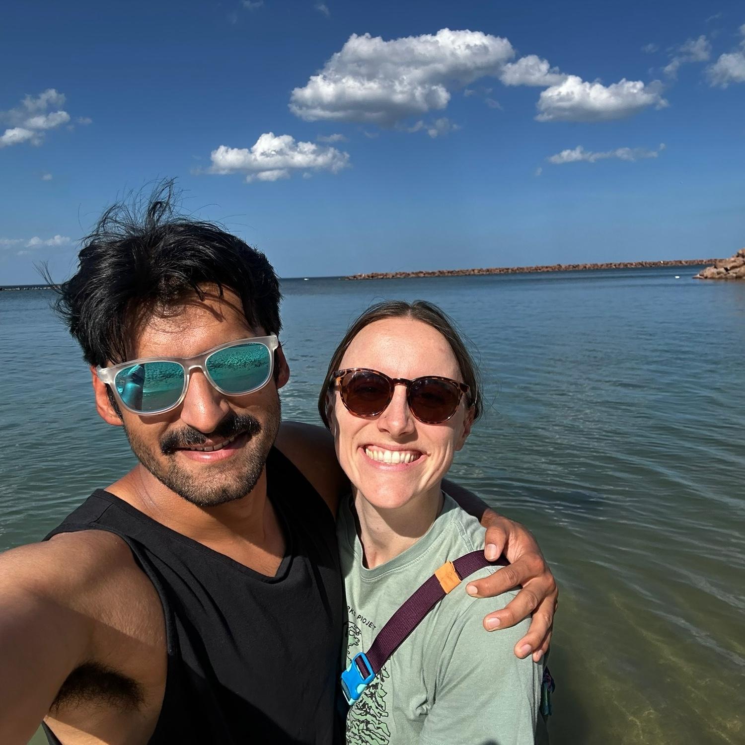 Daksh's first time in Wisconsin!