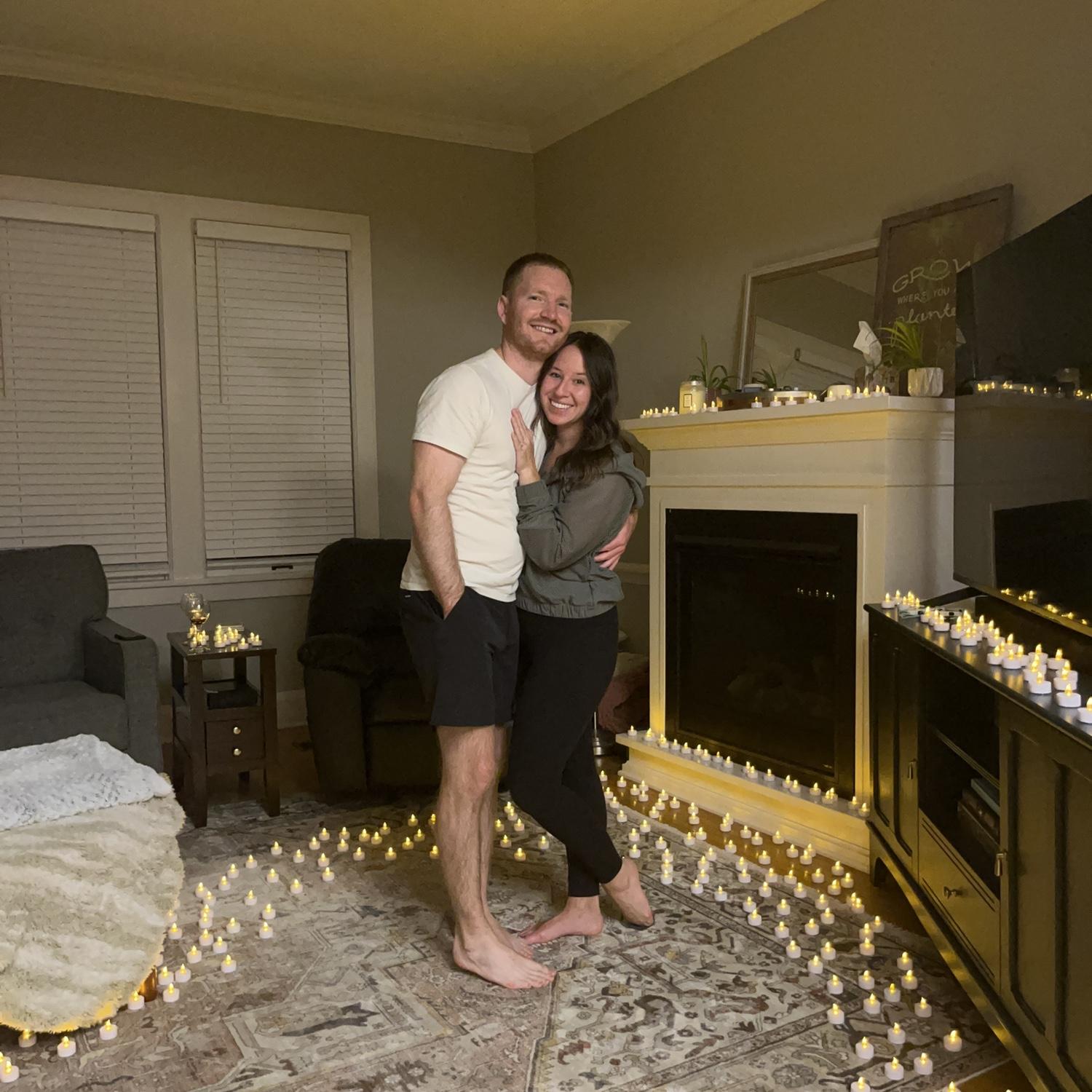 The night Justin proposed!