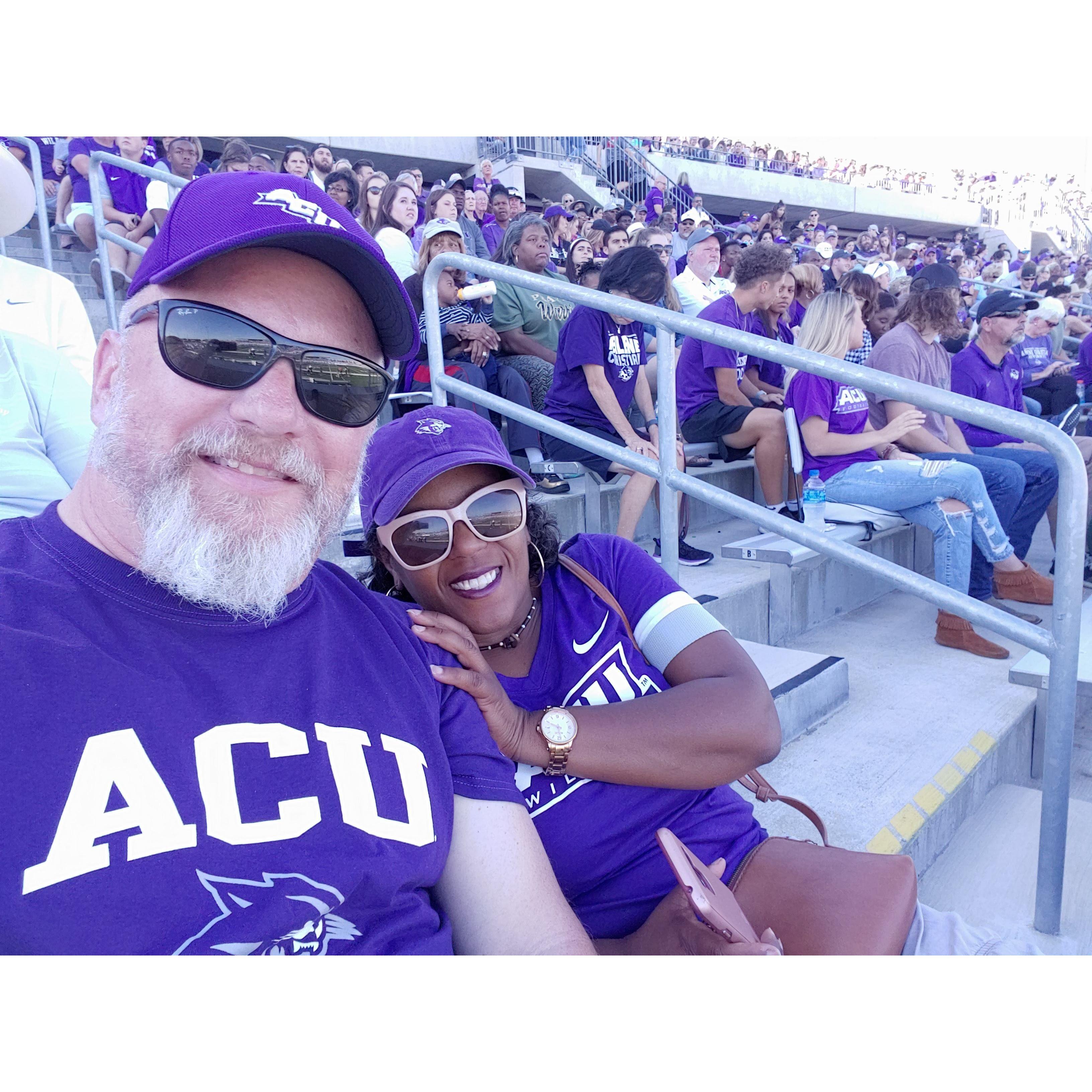 Homecoming game at Abilene Christain University.  Abilene, TX.