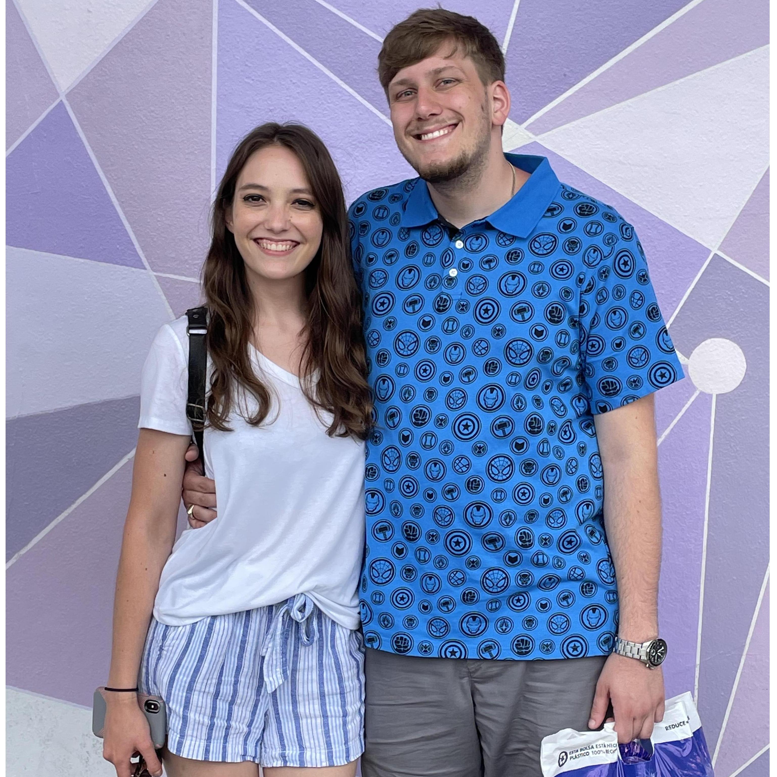 Our first trip to Disney together, 2021
