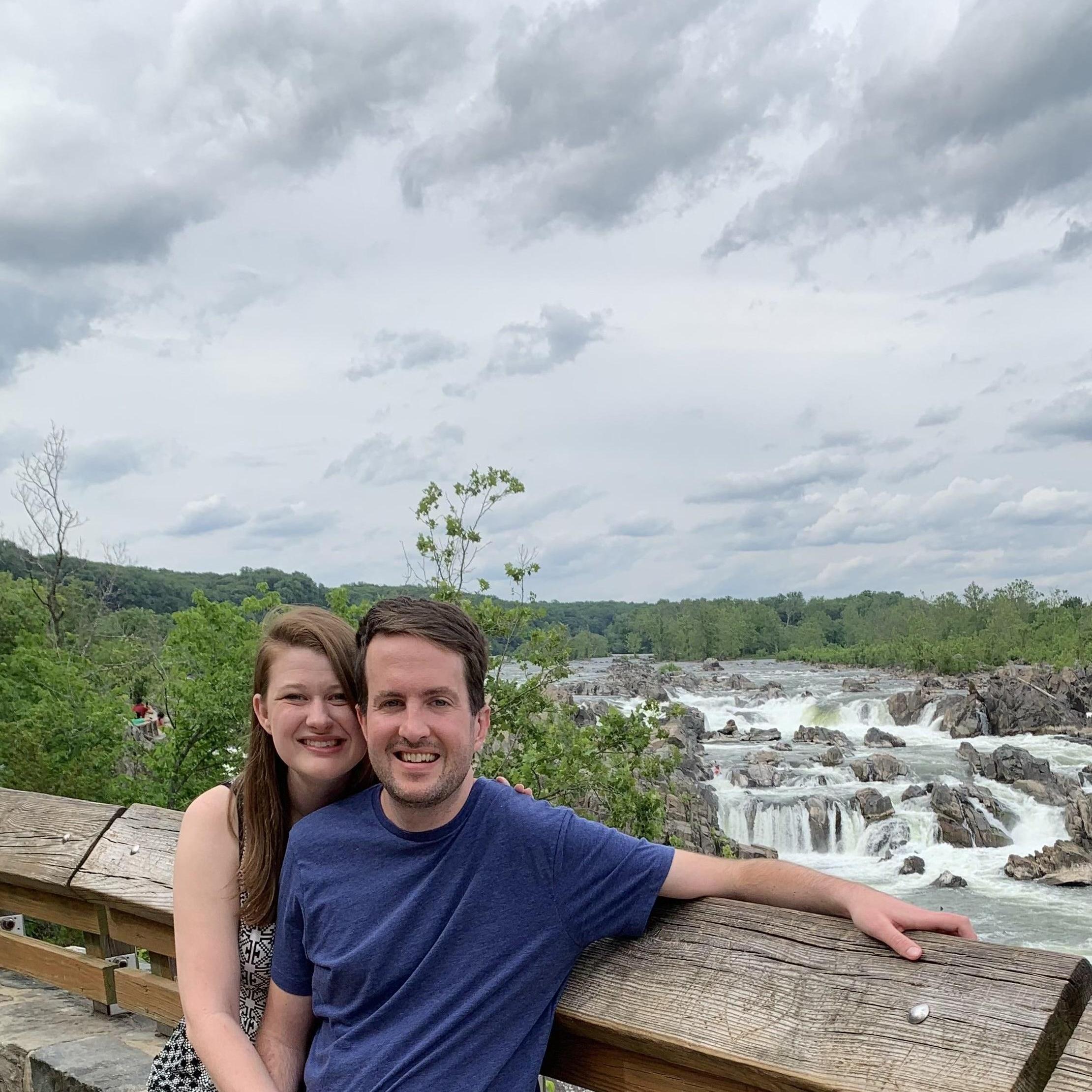 Visiting Michael's hometown, Great Falls, VA