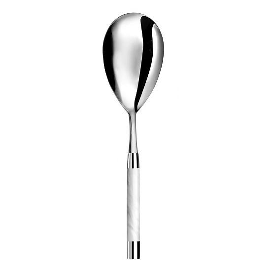 CONTY LARGE SERVING SPOON | WHITE