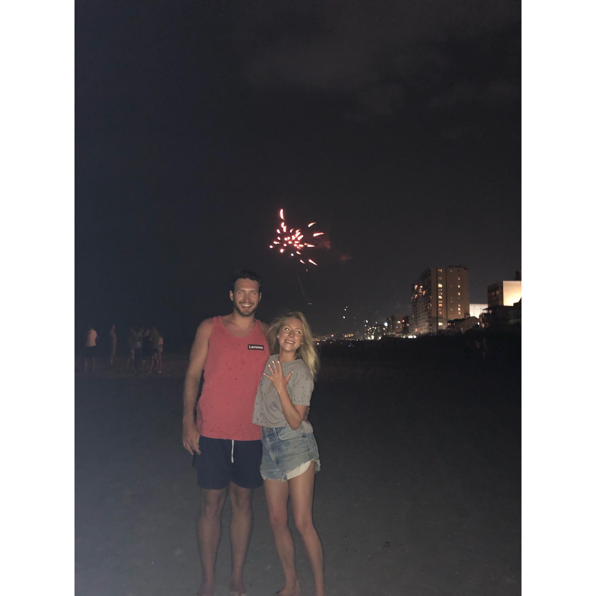 4th of July, 2019.. Two days after we got engaged!
