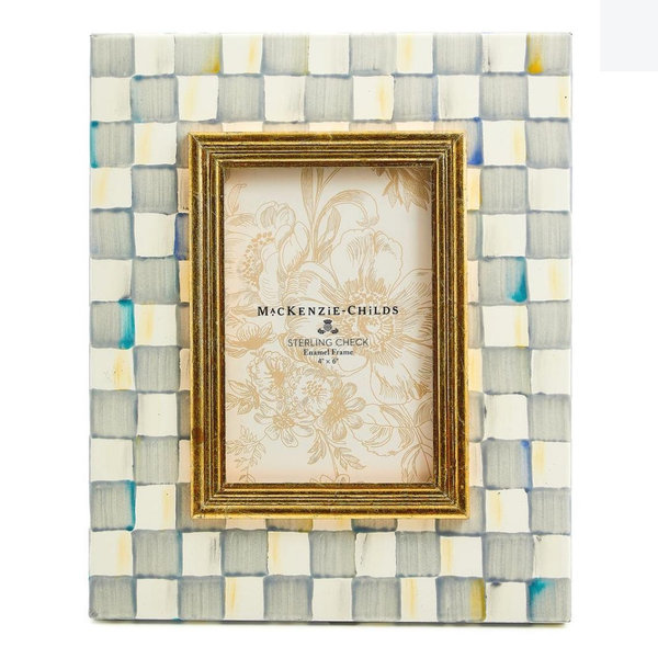 Sterling Check 4" x 6" Frame