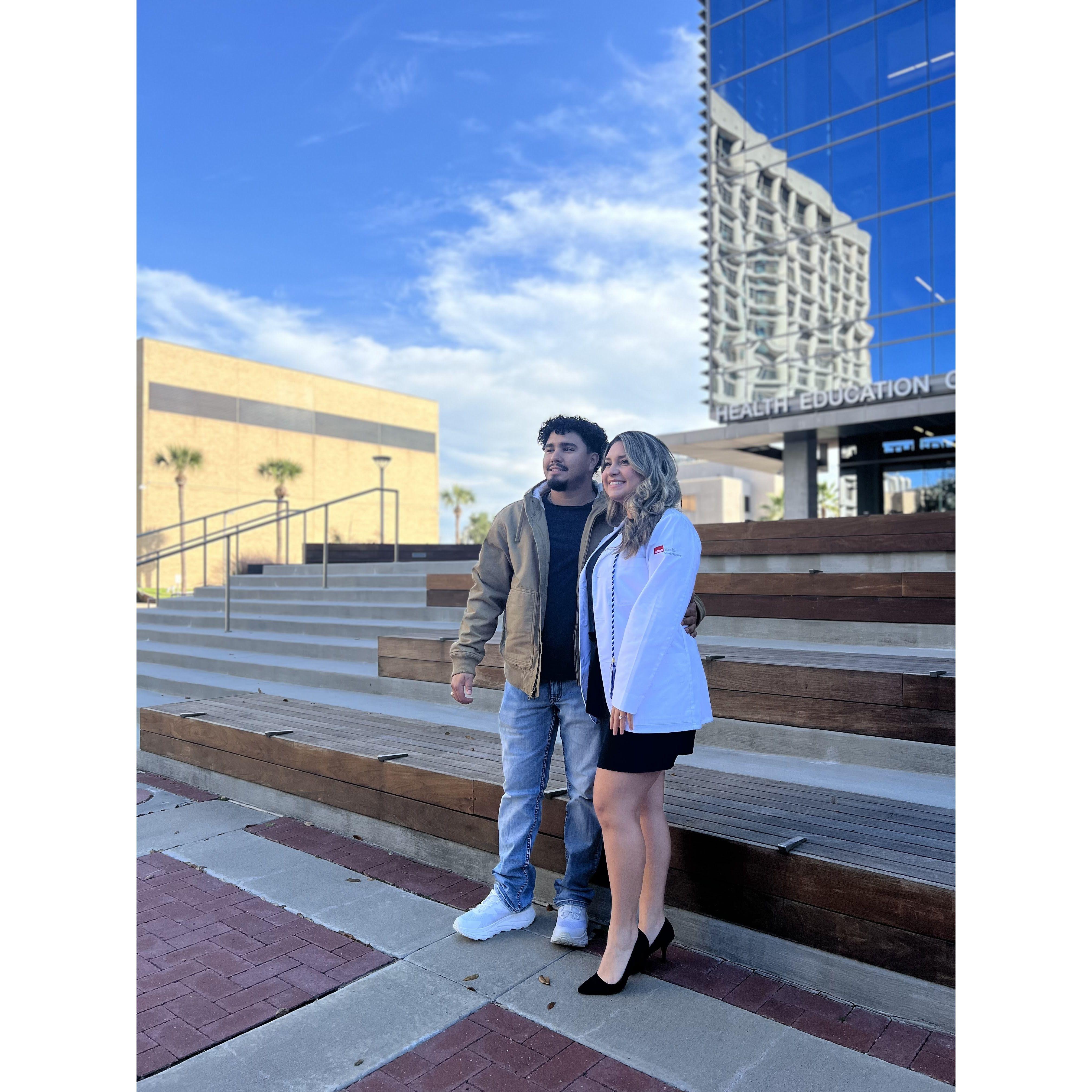 Gia's nursing pinning ceremony