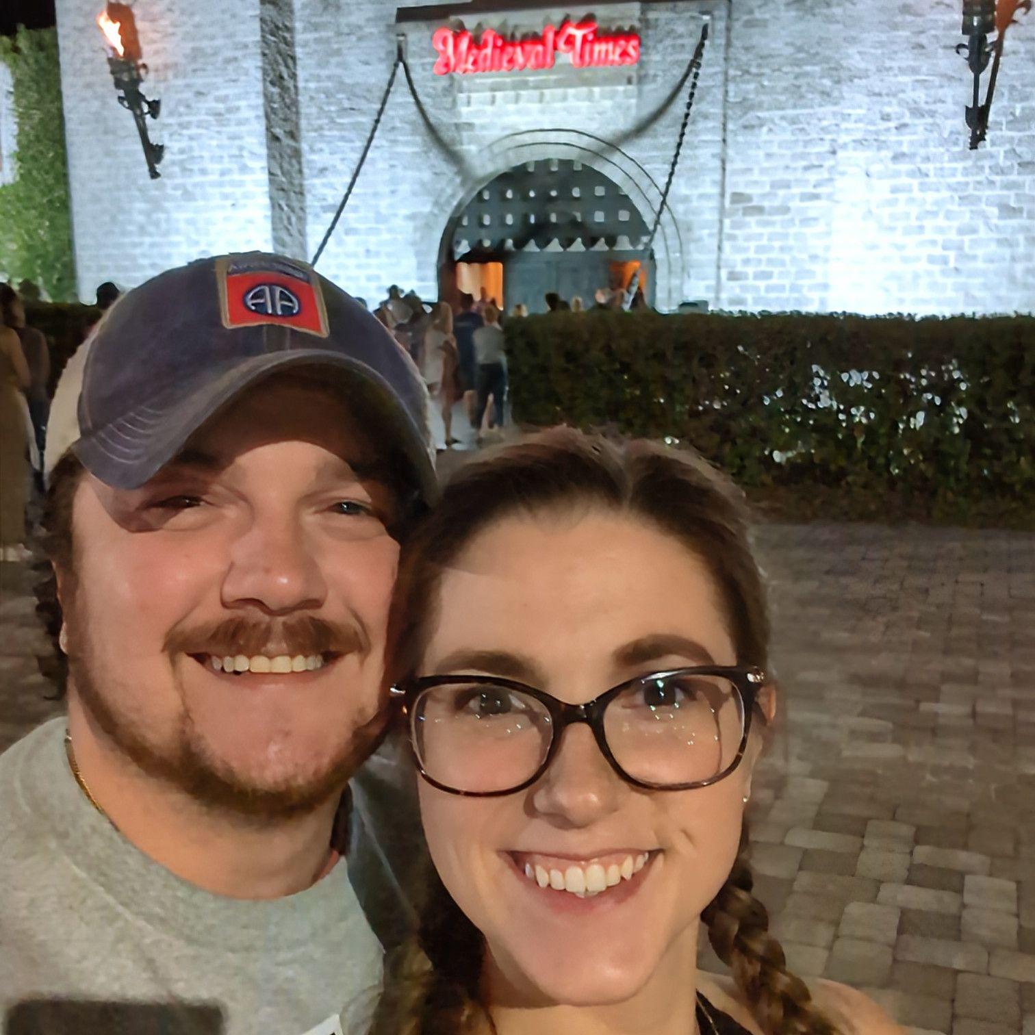 Andrew's birthday dinner at Medieval Times.