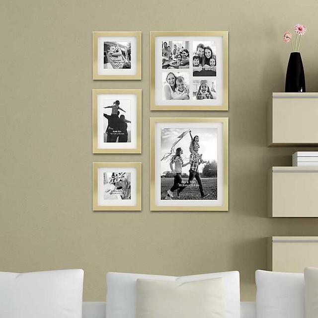 Matte Gold 5-pc. Gallery Collage Frame Set