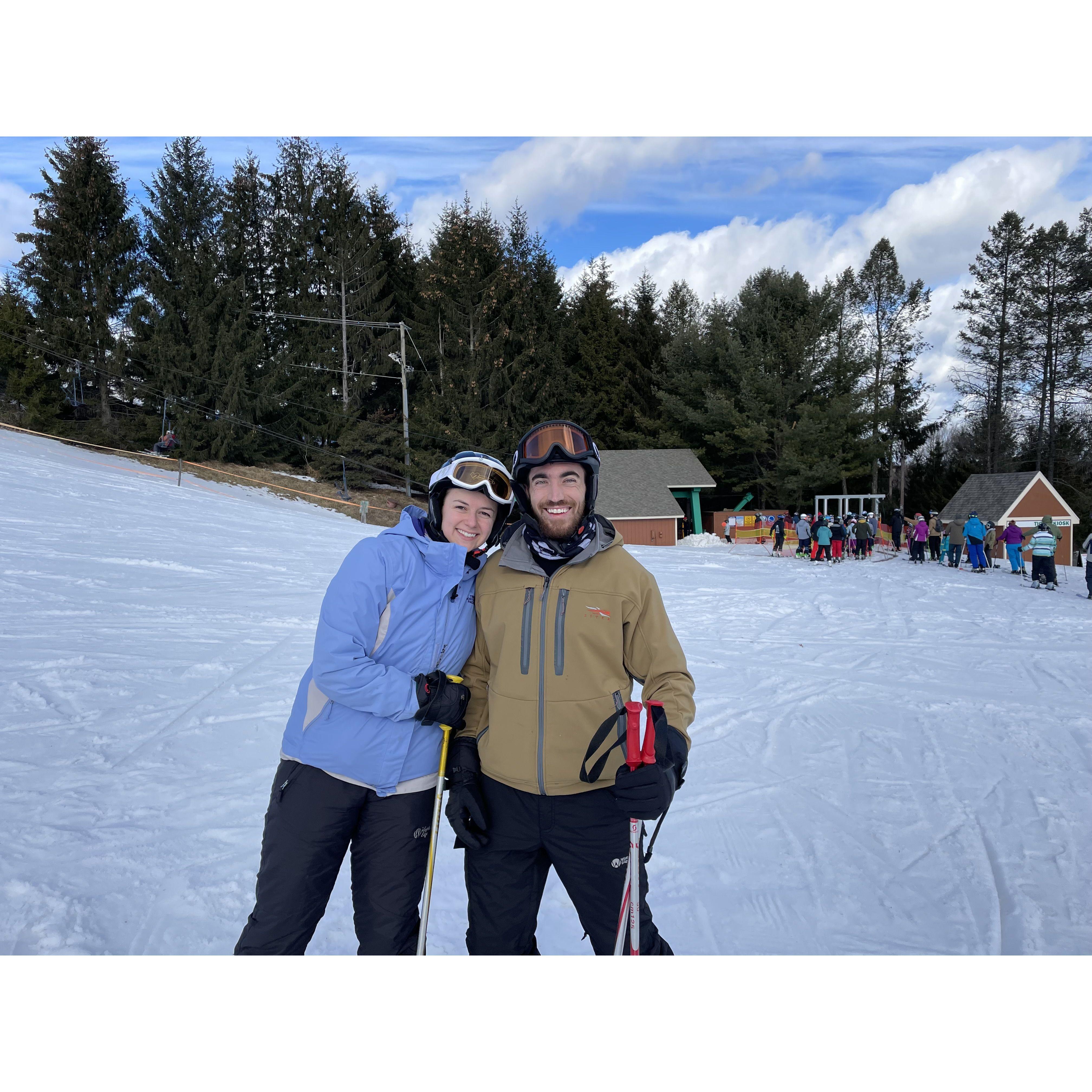 Robert's first ski trip!