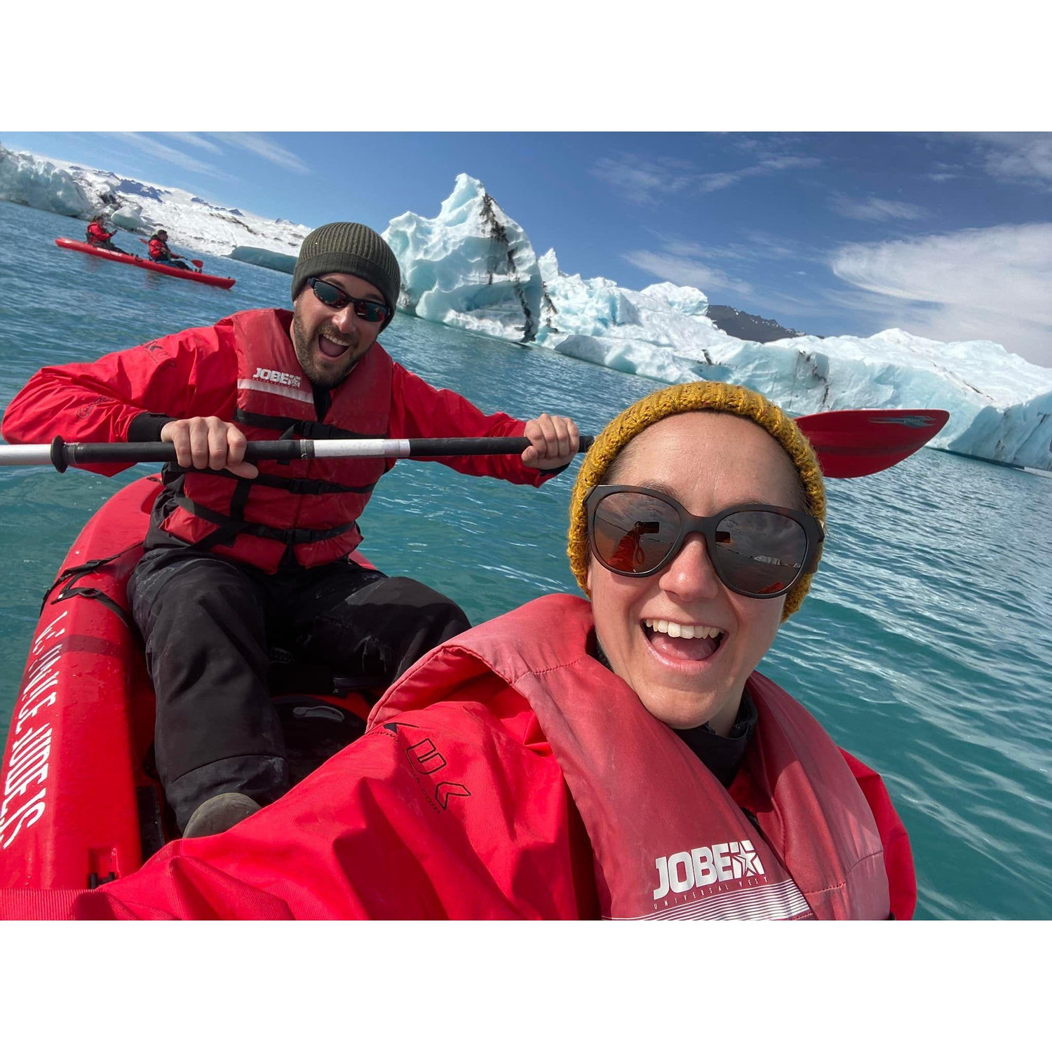 Kayaking at Jökulsárlón Glacier Lagoon in Iceland - 2021