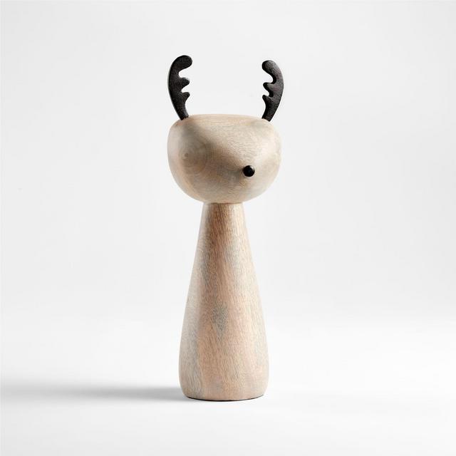 11" Wooden Reindeer Decoration