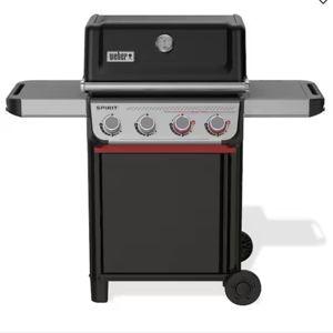 Spirit SB-E-425 4-Burner Propane Gas Grill in Black with Powerful Boost Burners