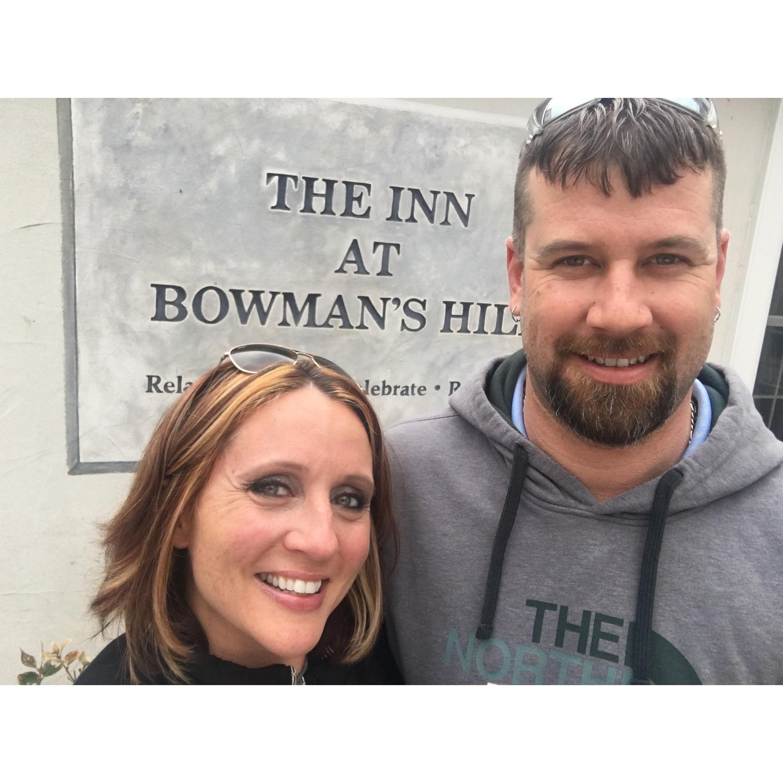 Matthew surprised me with a Valentines Day Bed and Breakfast in New Hope PA.