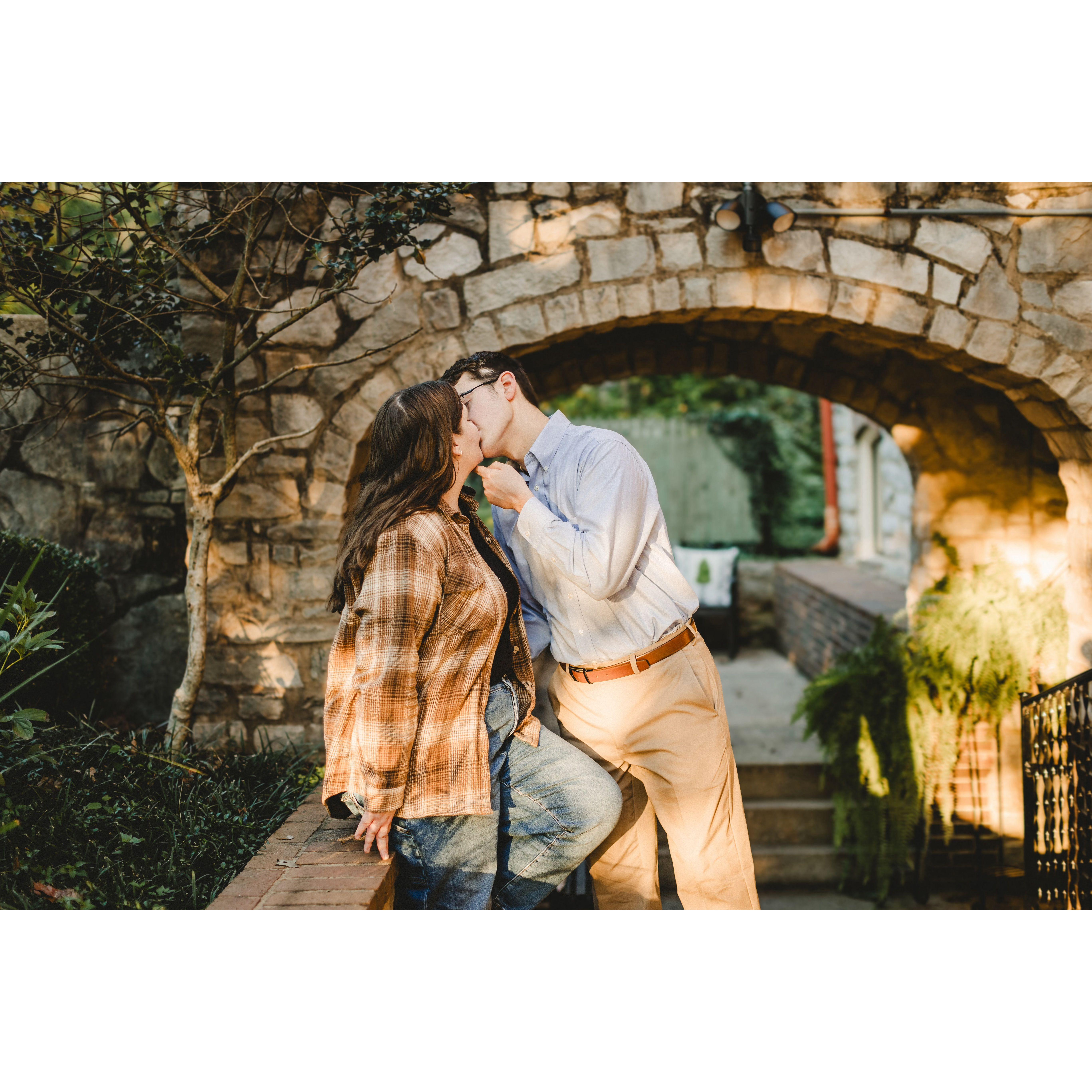 He proposed at this same spot