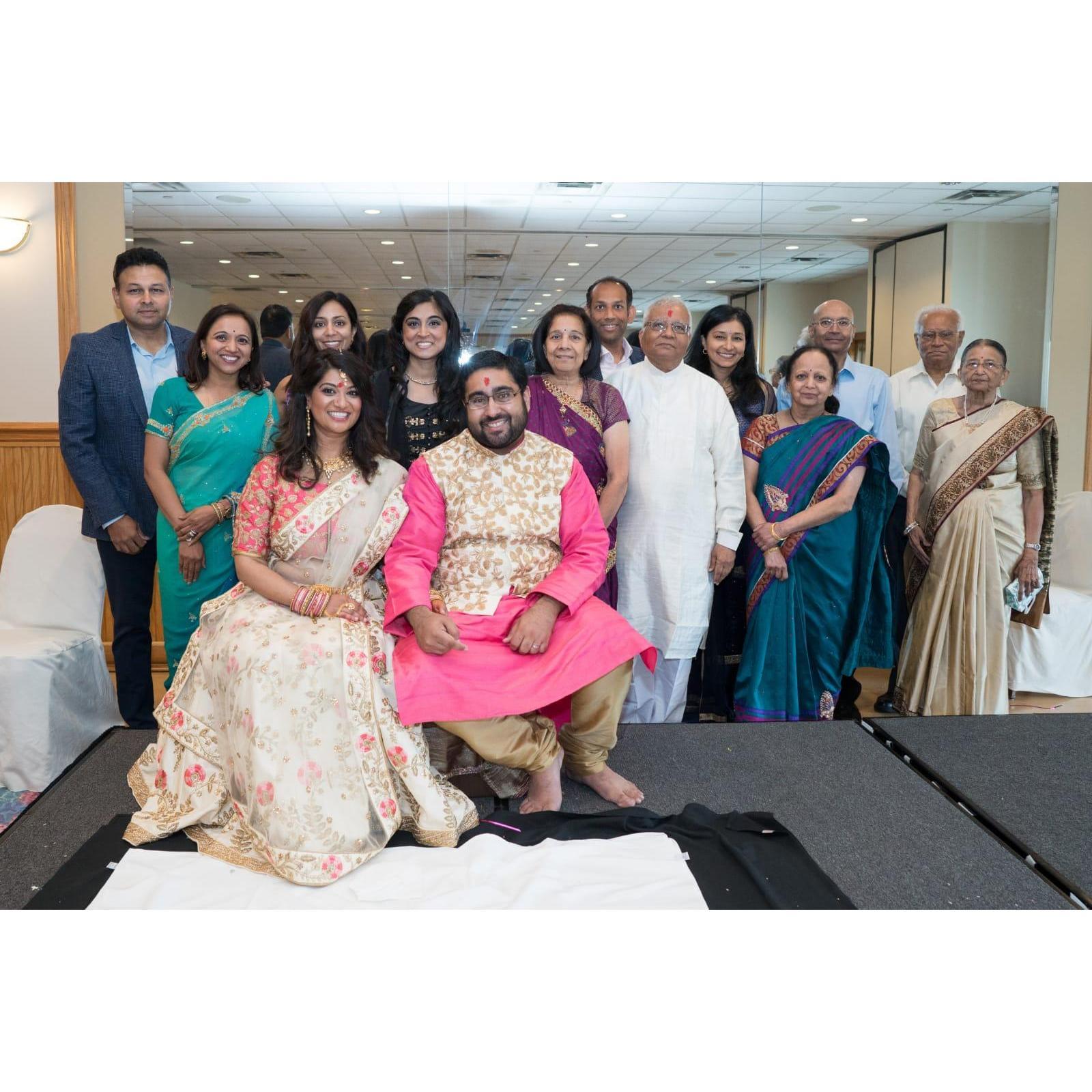 With the Majmudars!