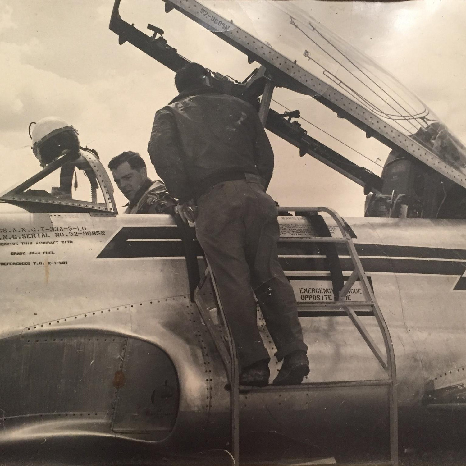 Kathy’s dad, Frank Ellis, Fighter Pilot - 1955
