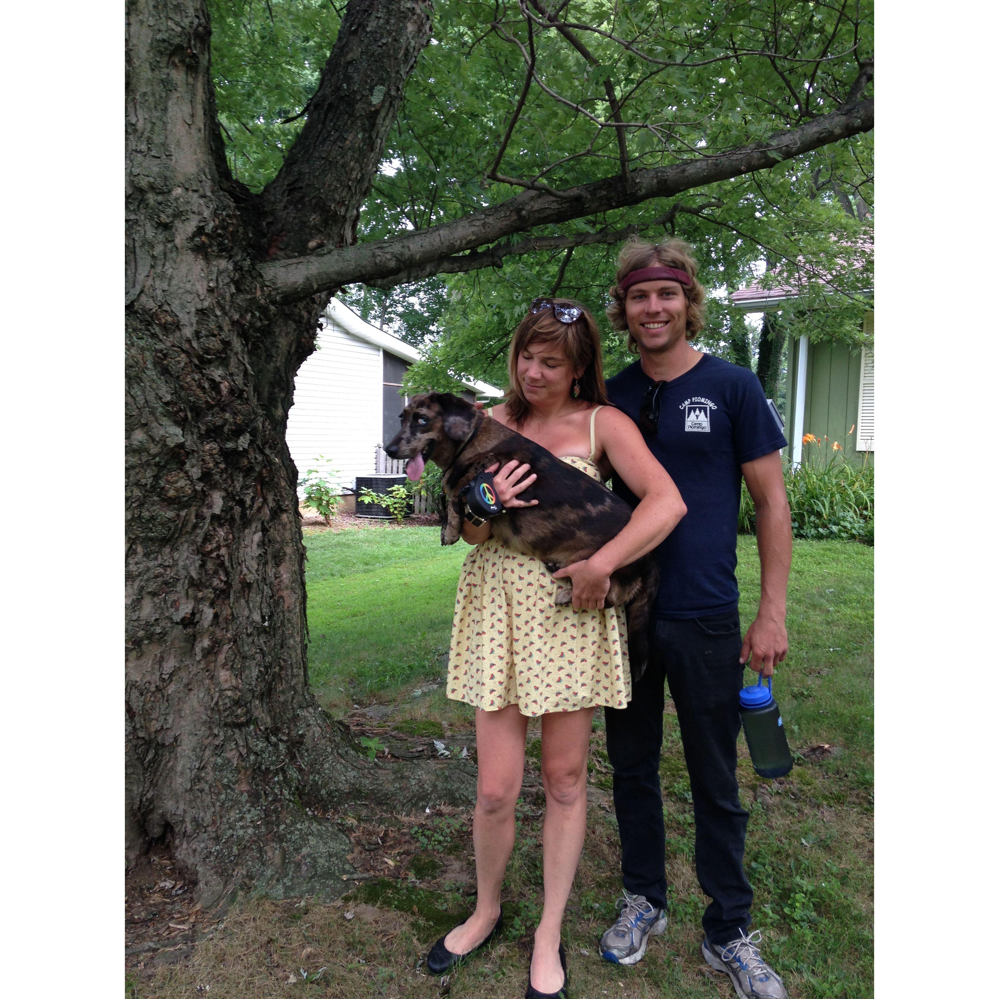 Way back in 2014 no kids, and bright eyed and bushy-tailed.