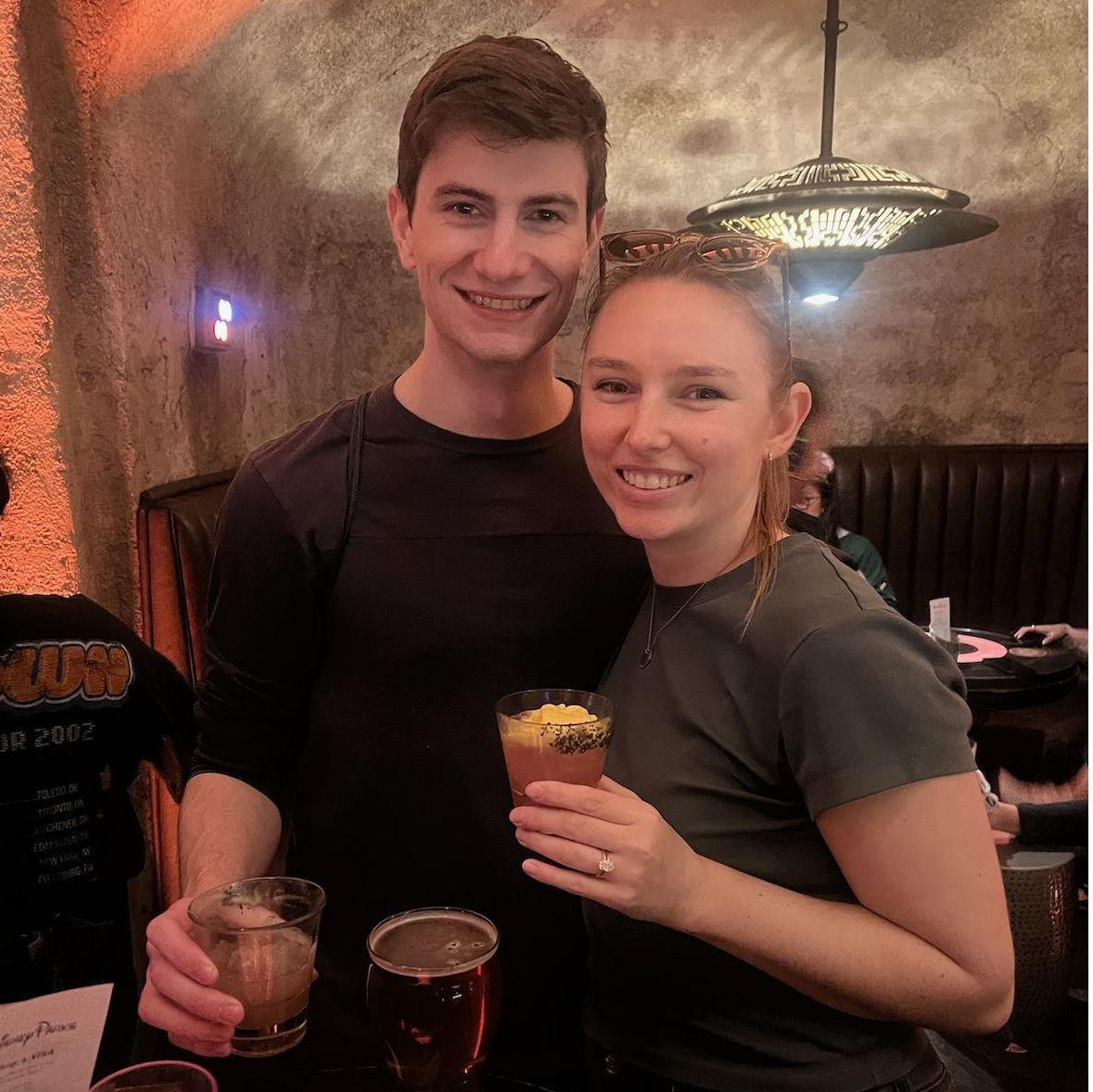 At Oga's in Disneyland for Anna's Birthday