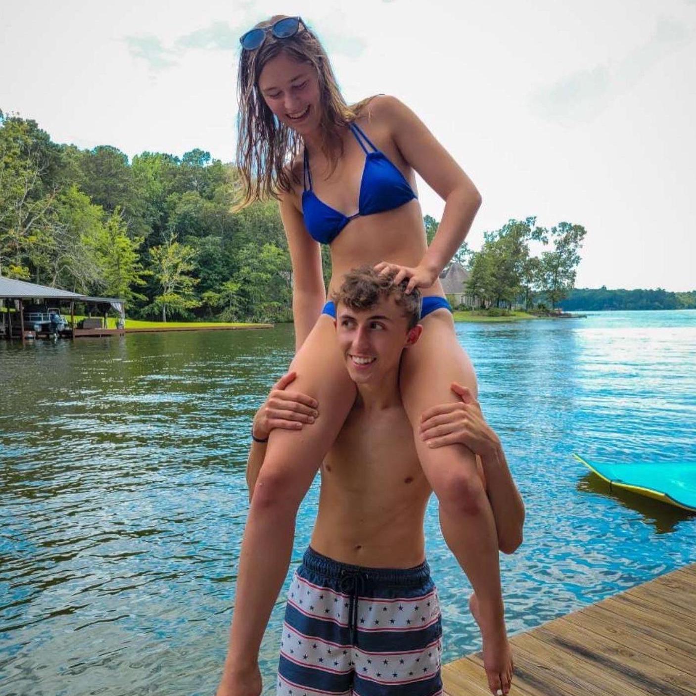 First 4th of July together on Lake Jordan! One of our favorite holidays :)