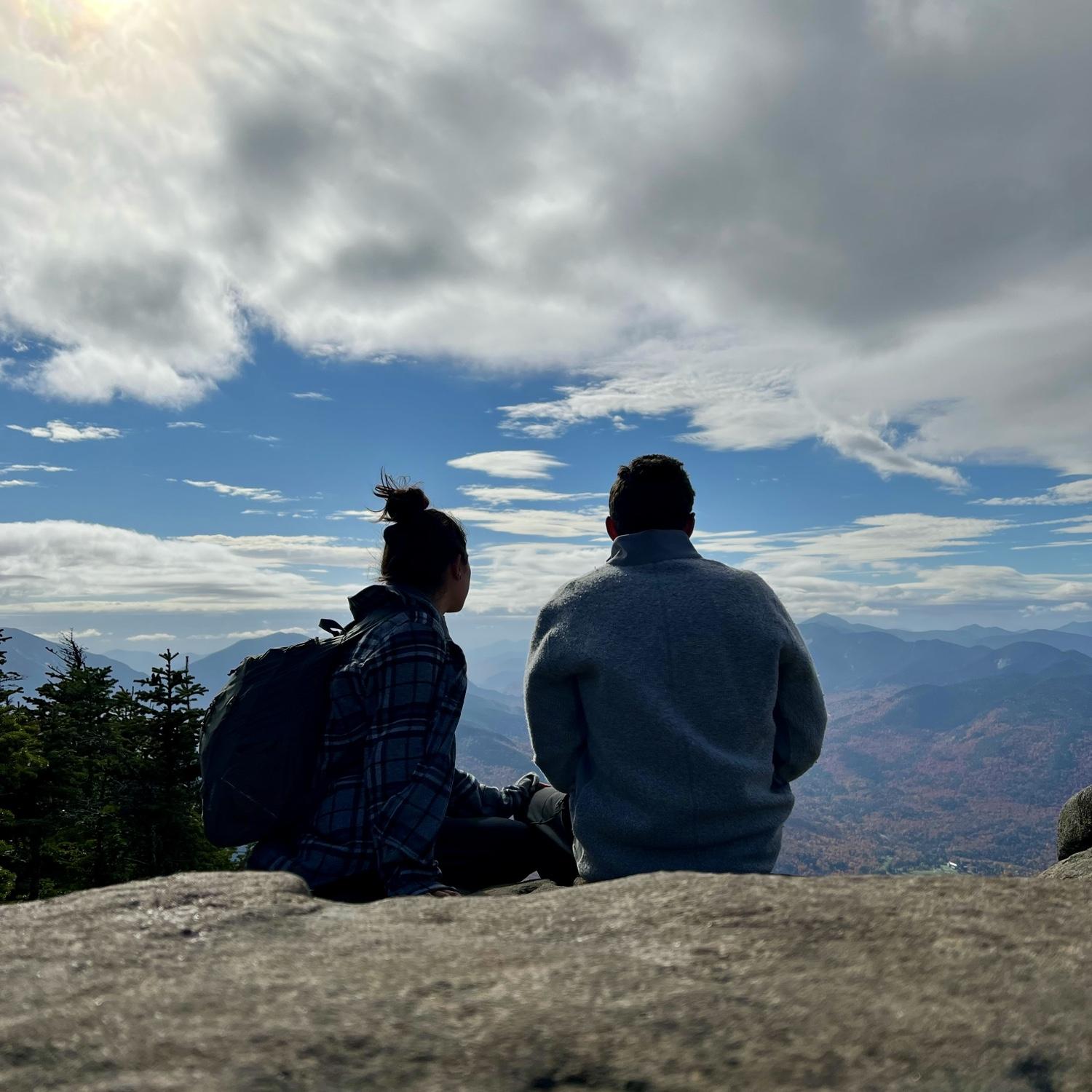 Our first Adirondack hike together in upstate NY