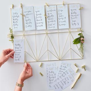 Gold Wedding Table Planner Kit