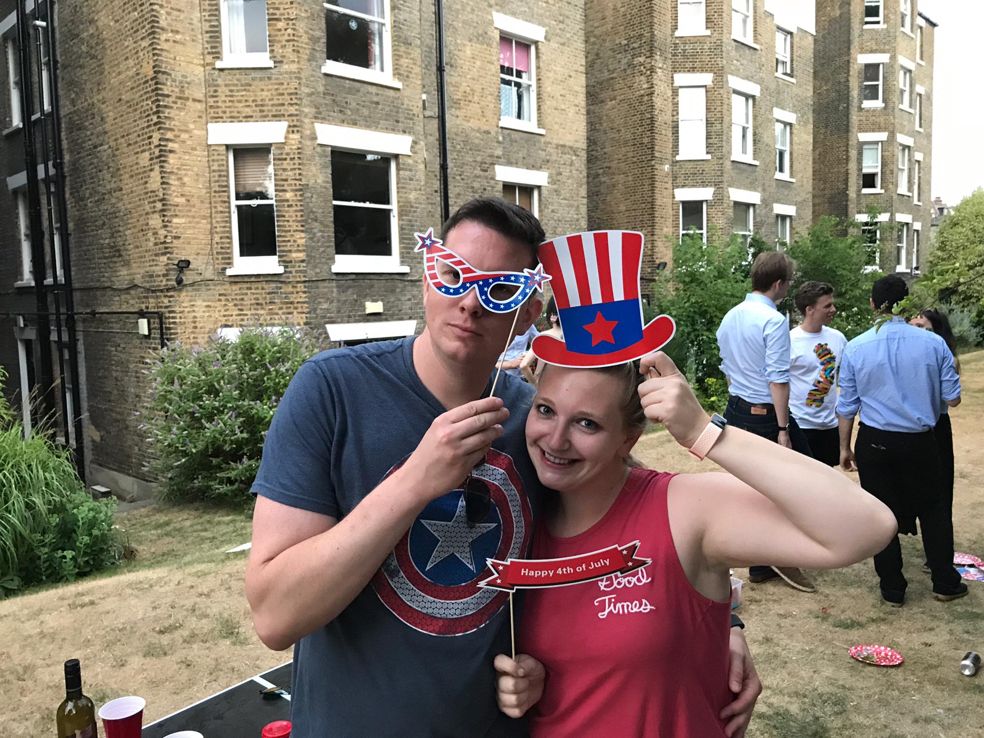 Teaching the Brits how to celebrate the 4th of July, 2018