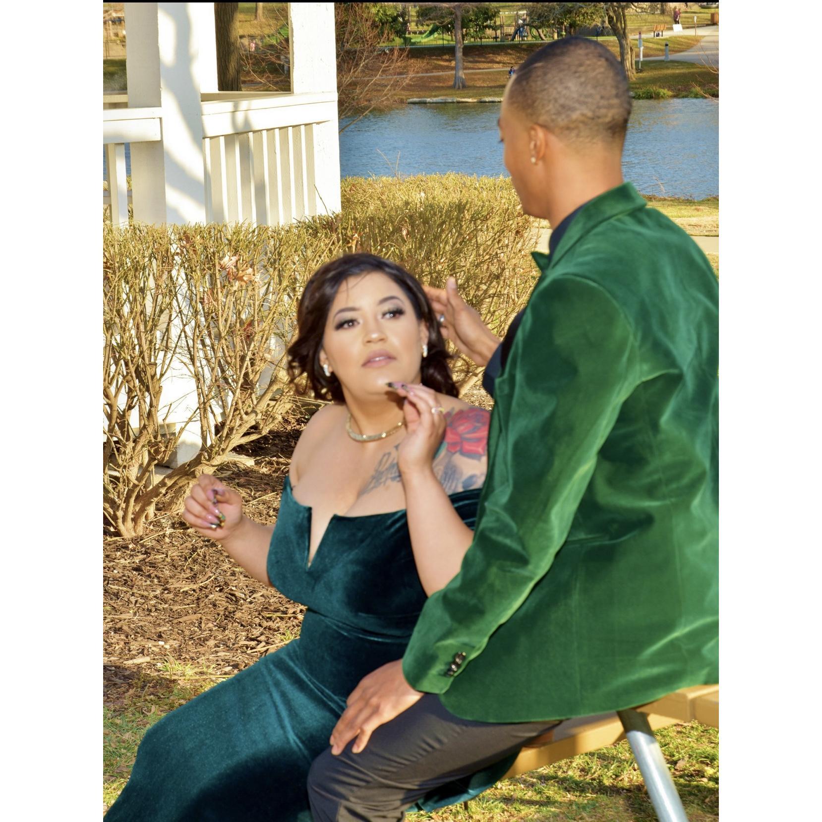 Making sure I’m picture perfect!