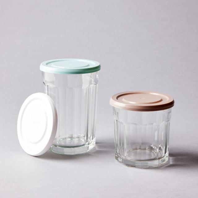 Working Glasses with Lids (18-Piece Set)