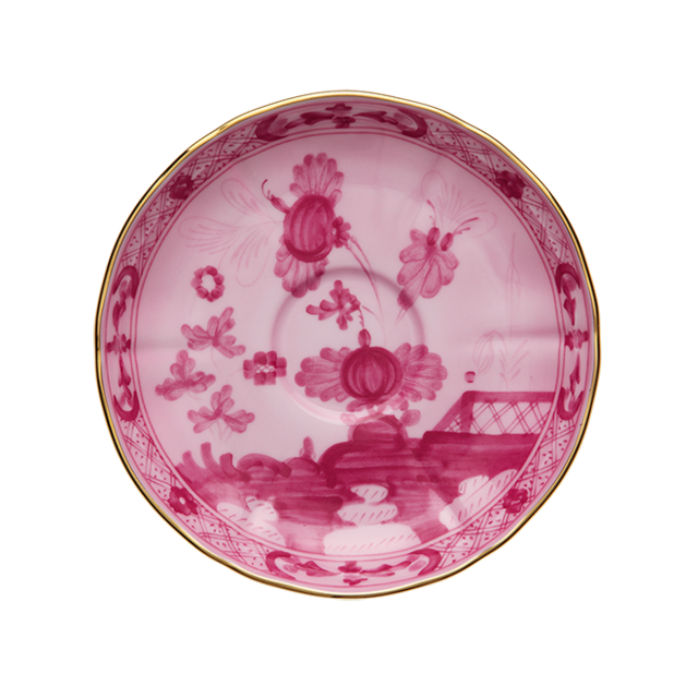 Tea saucer Oriente Italiano Porpora