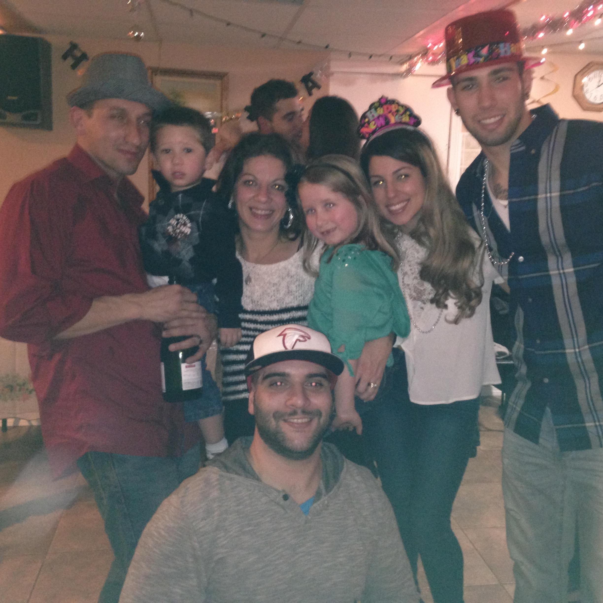 Celebrating our first New Year together with the Demelo family!