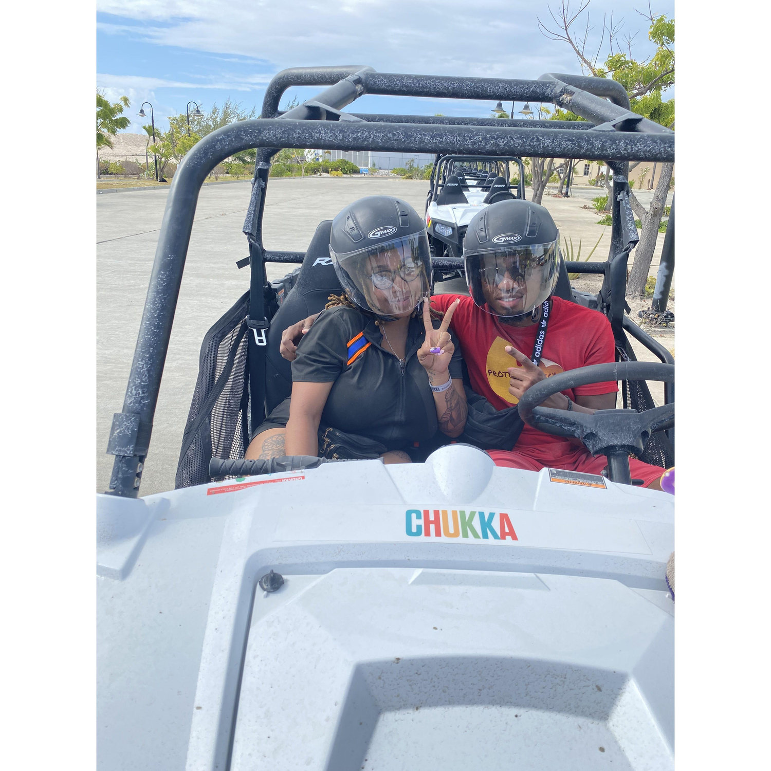 Dun buggy riding in grand turk