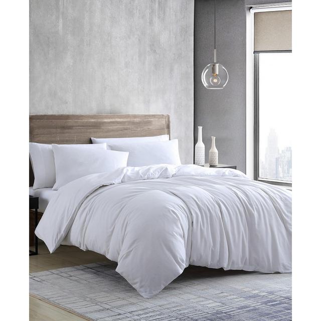 Kenneth Cole New York Miro Solid Excel Duvet Cover Set, King