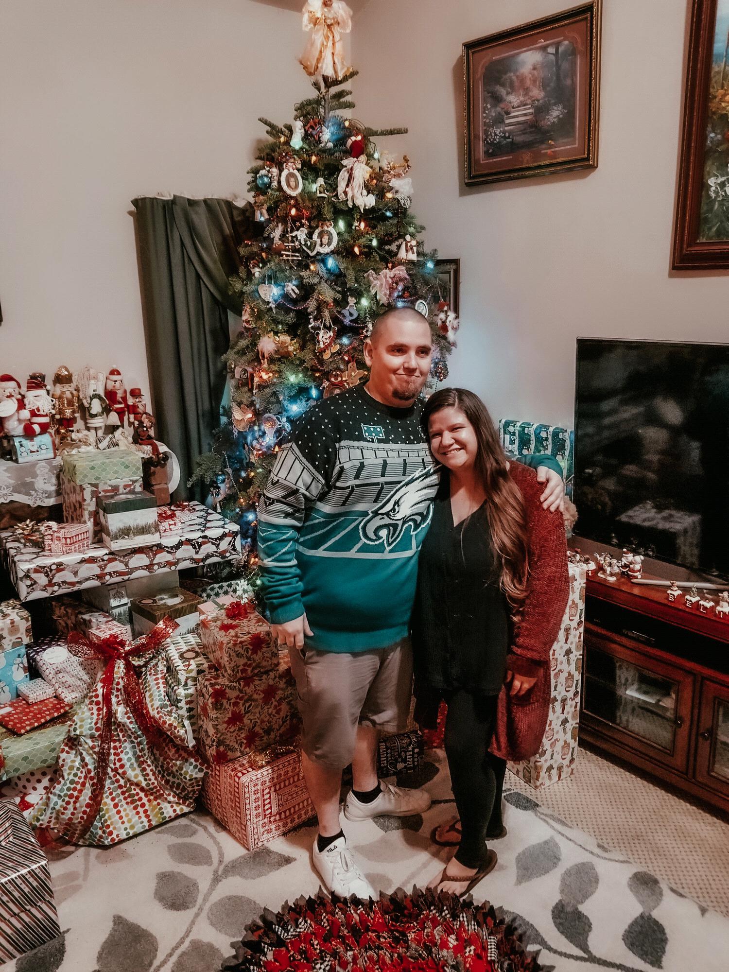 Right before he popped the question