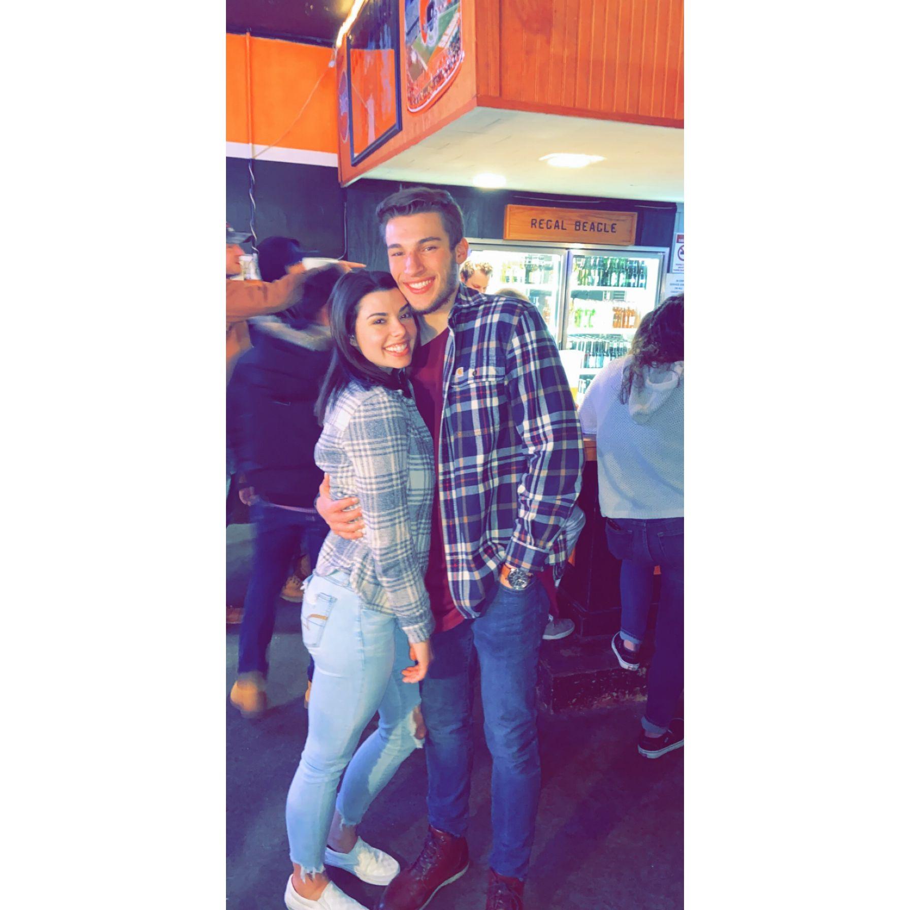 The photo that "hard-launched" Luke on Abby's instagram for the first time!